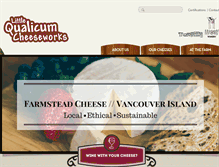 Tablet Screenshot of cheeseworks.ca